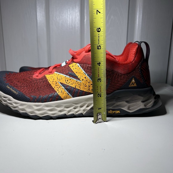 New Balance Fresh Foam Hierro v6 trail running-Orange/ Red 12.5 Men's - Picture 8 of 10